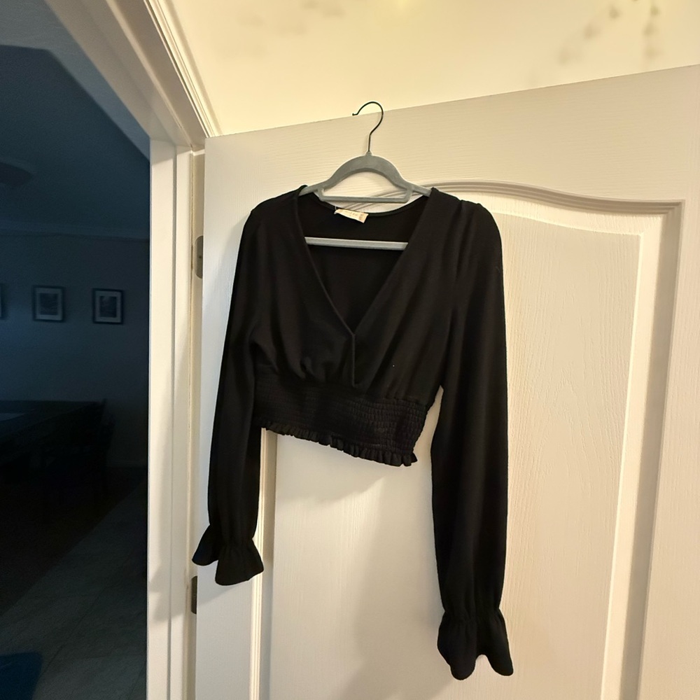 Lack V-Neck Top
